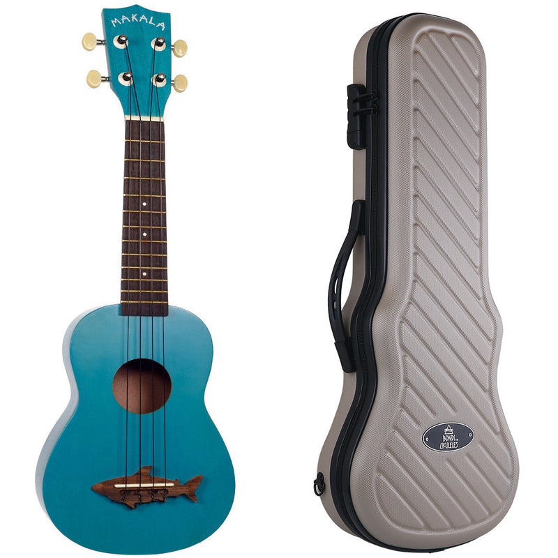 Makala Shark Mako Blue Soprano Ukulele