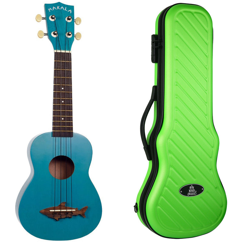 Makala Shark Mako Blue Soprano Ukulele