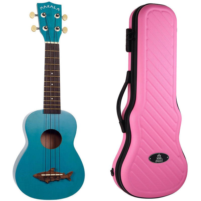 Makala Shark Mako Blue Soprano Ukulele