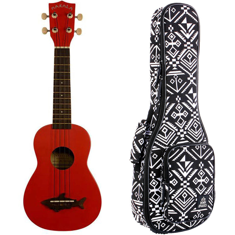 Makala Shark Sea Red Soprano Ukulele