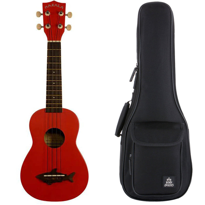 Makala Shark Sea Red Soprano Ukulele