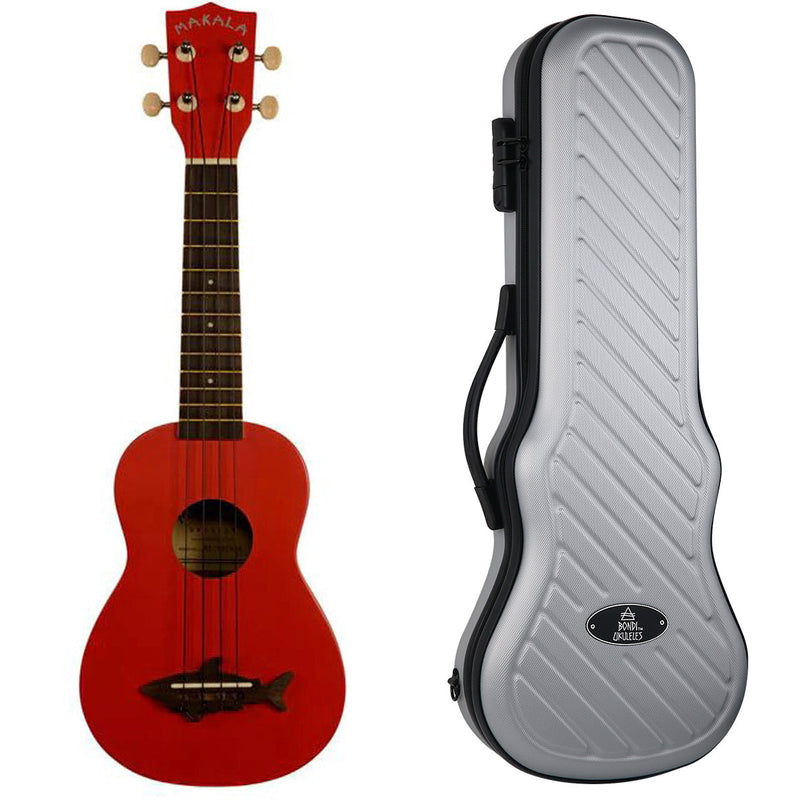 Makala Shark Sea Red Soprano Ukulele