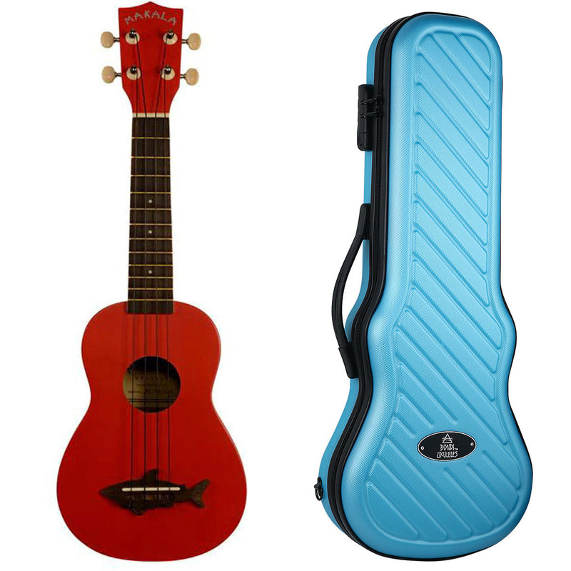 Makala Shark Sea Red Soprano Ukulele