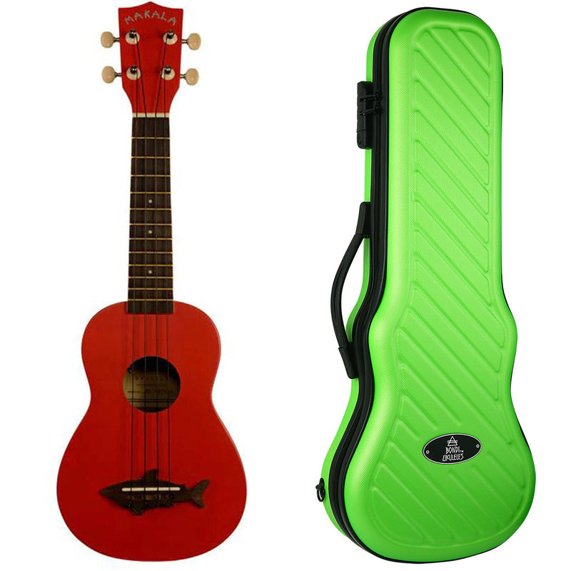 Makala Shark Sea Red Soprano Ukulele