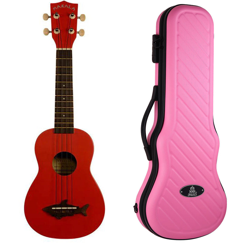 Makala Shark Sea Red Soprano Ukulele