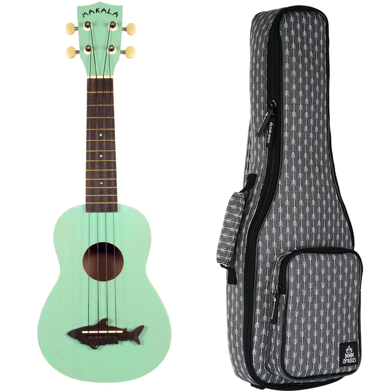 Makala Shark Surf Green Soprano Ukulele