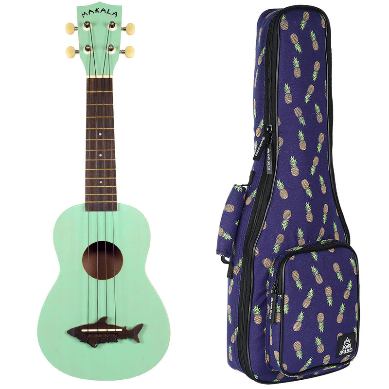 Makala Shark Surf Green Soprano Ukulele