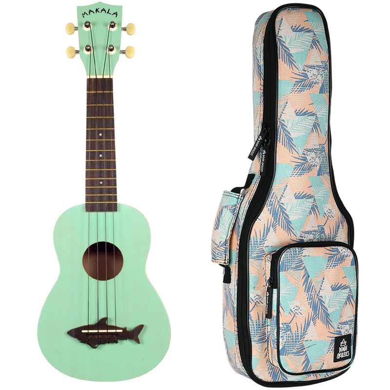 Makala Shark Surf Green Soprano Ukulele