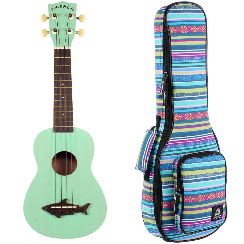 Makala Shark Surf Green Soprano Ukulele