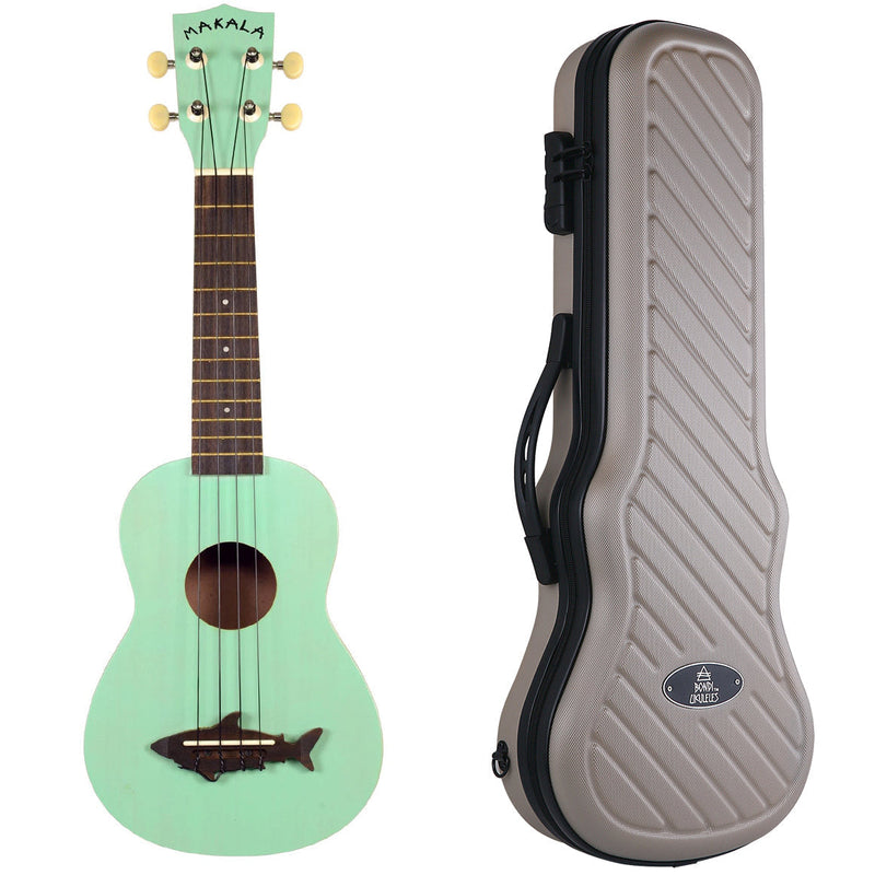 Makala Shark Surf Green Soprano Ukulele