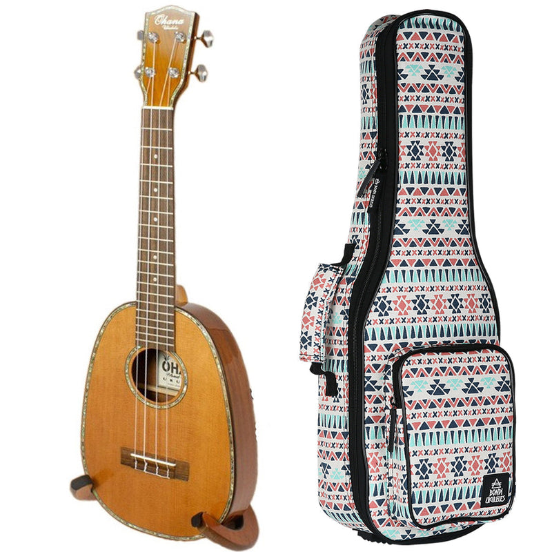 Ohana PKC-50G Cedar Pineapple Concert Ukulele