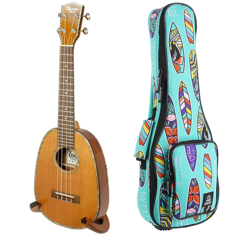 Ohana PKC-50G Cedar Pineapple Concert Ukulele