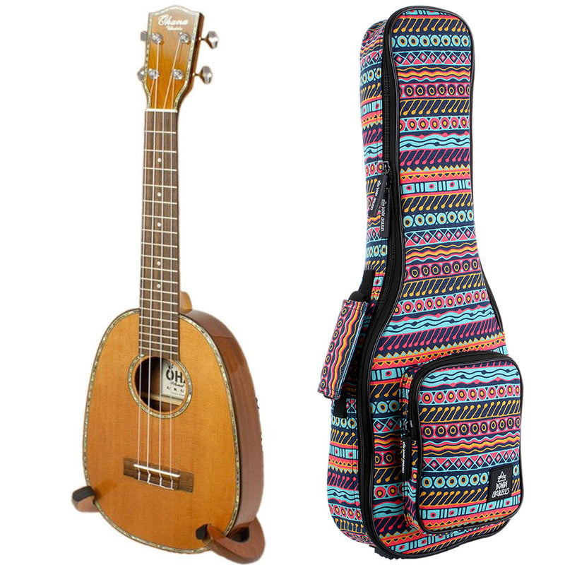 Ohana PKC-50G Cedar Pineapple Concert Ukulele