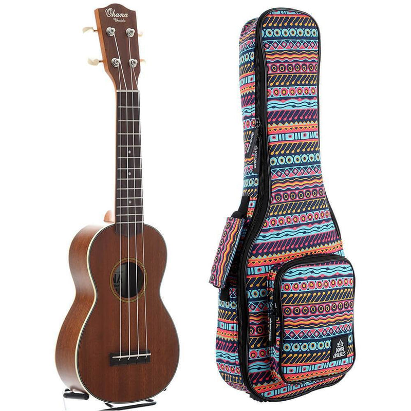 Ohana SK-20 Solid Top Mahogany Soprano Ukulele