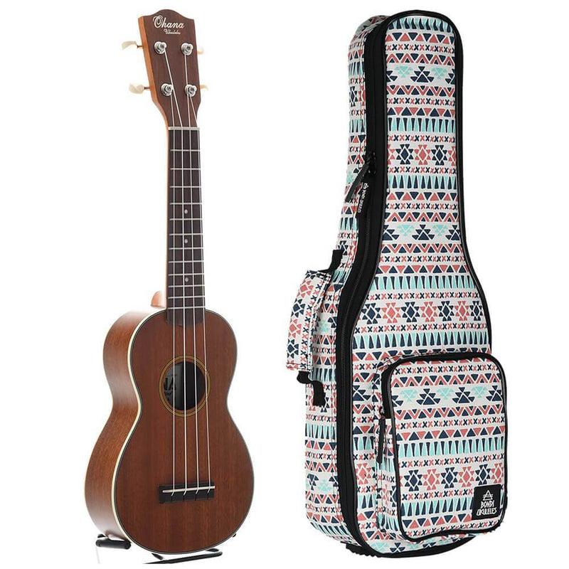 Ohana SK-20 Solid Top Mahogany Soprano Ukulele