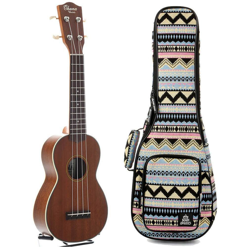 Ohana SK-20 Solid Top Mahogany Soprano Ukulele