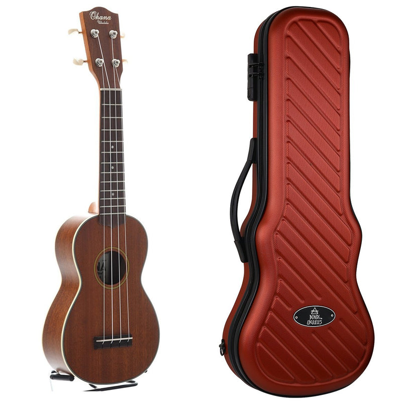 Ohana SK-20 Solid Top Mahogany Soprano Ukulele