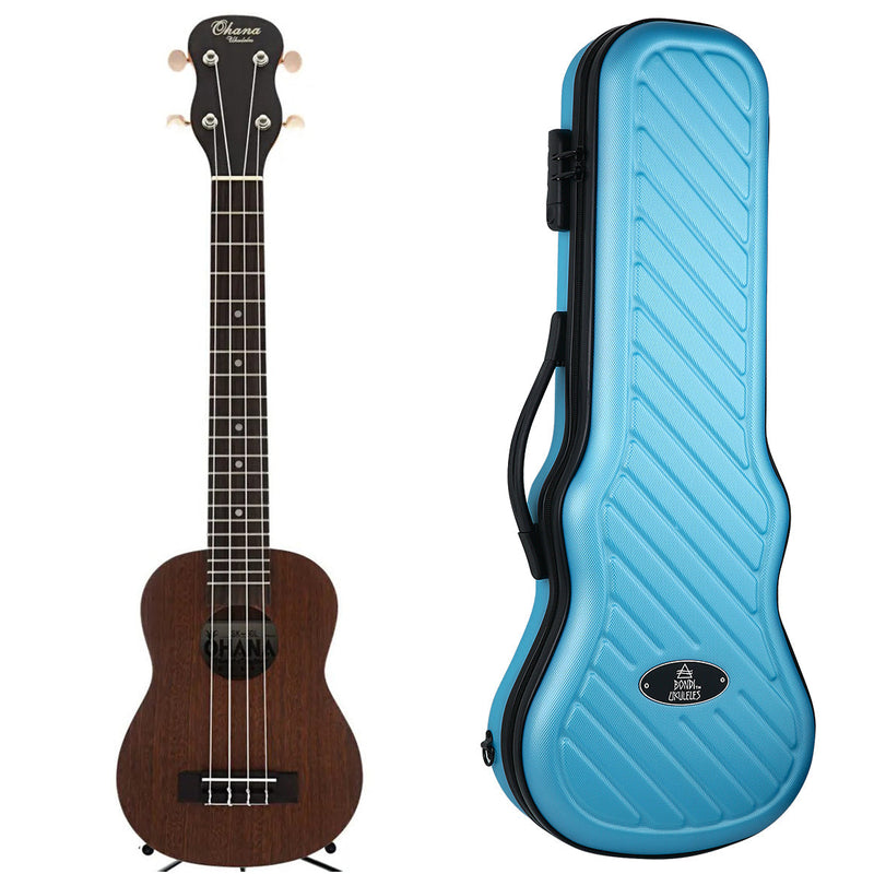 Ohana SK-30L Mahogany Soprano Ukulele - Tenor Neck