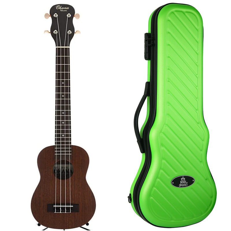 Ohana SK-30L Mahogany Soprano Ukulele - Tenor Neck