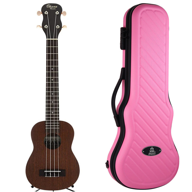 Ohana SK-30L Mahogany Soprano Ukulele - Tenor Neck