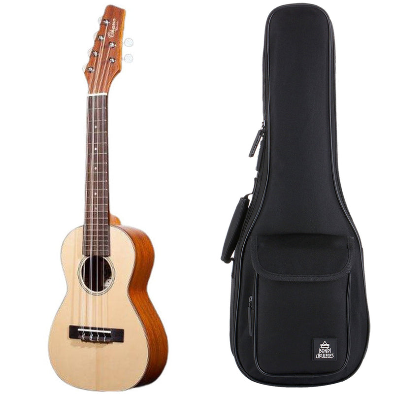 Ohana Solid Spruce Tenor 6-String Ukulele