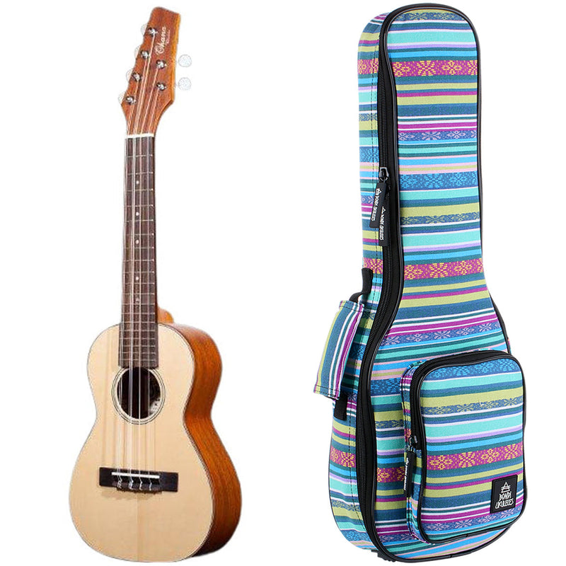 Ohana Solid Spruce Tenor 6-String Ukulele