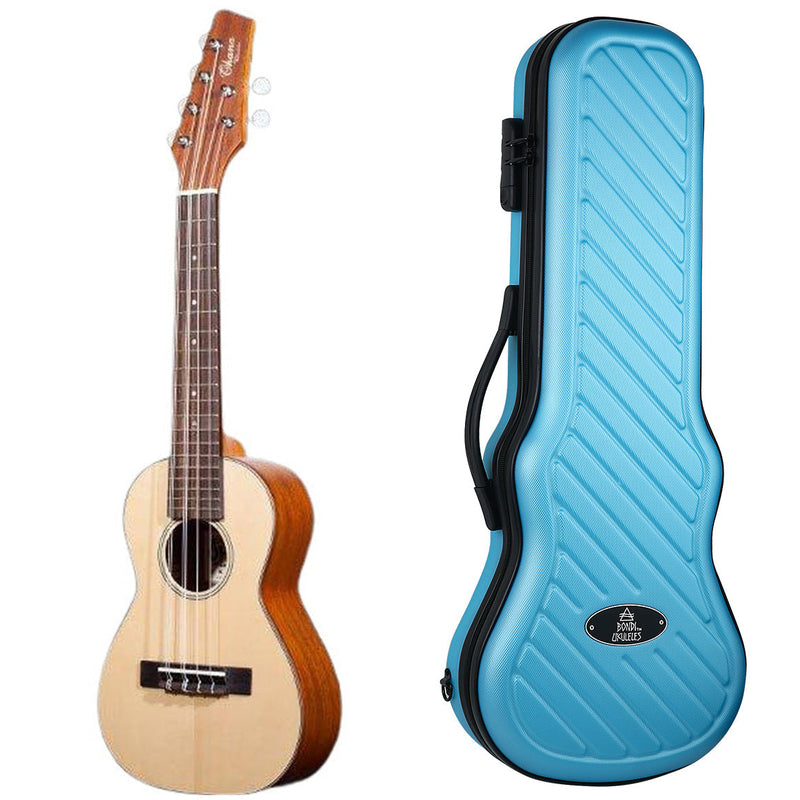 Ohana Solid Spruce Tenor 6-String Ukulele