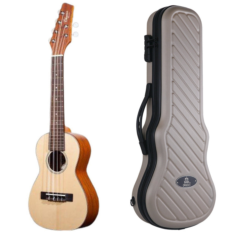 Ohana Solid Spruce Tenor 6-String Ukulele