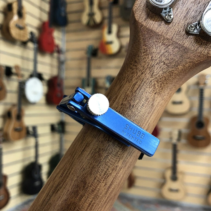 Shubb Ukulele Capo - Light Blue