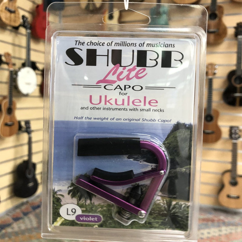 Shubb Ukulele Capo - Violet